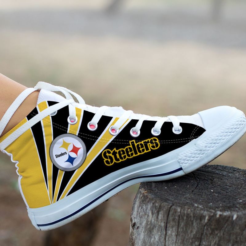 Pittsburgh Steelers High Top Shoes