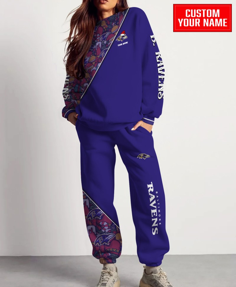 Baltimore Ravens Christmas Sweater Combo