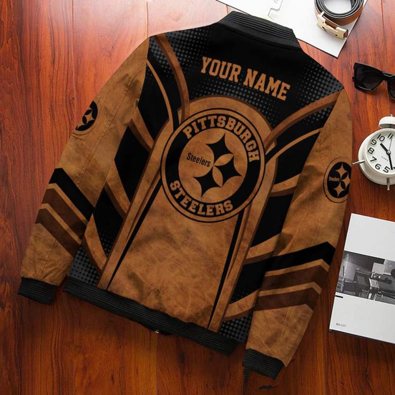 Alternate view of Pittsburgh Steelers Bomber Jacket