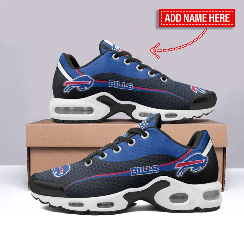 Buffalo Bills Personalized Plus T-N Youth Sneakers Side View
