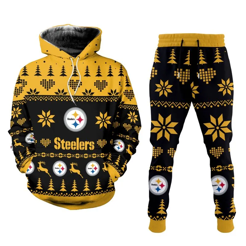 Pittsburgh Steelers Christmas Patterns Hoodie