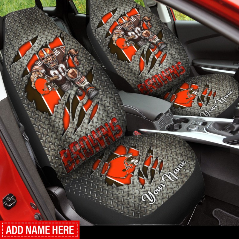 Cleveland Browns Personalized Car Seat Covers