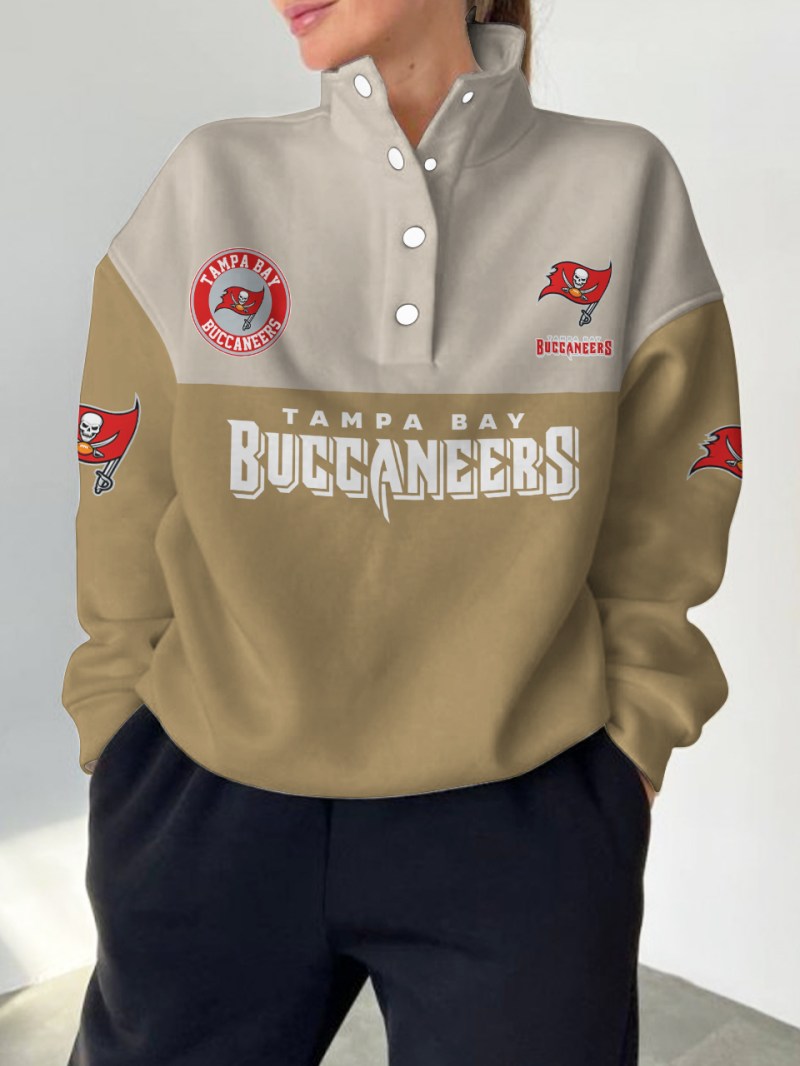 Tampa Bay Buccaneers Stand Collar Sweatshirt