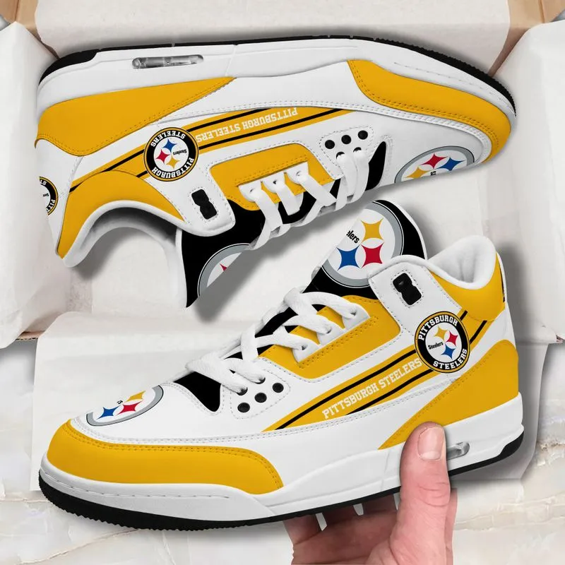 Pittsburgh Steelers JD03 Genuine Leather Shoes