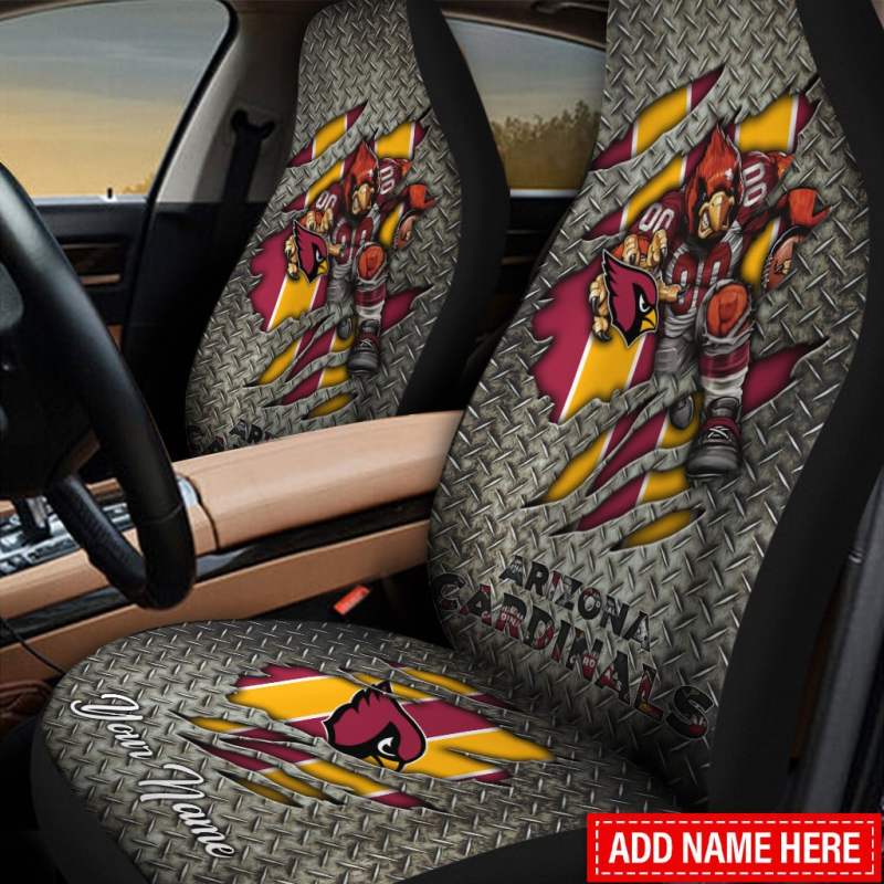 Arizona Cardinals Personalized Car Seat Covers