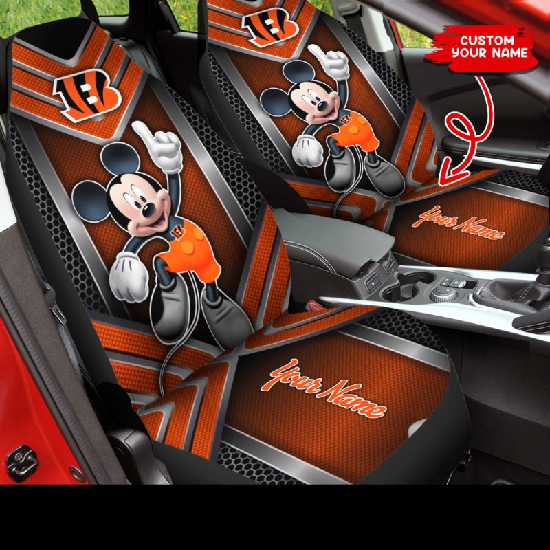Cincinnati Bengals Personalized Car Seat Covers