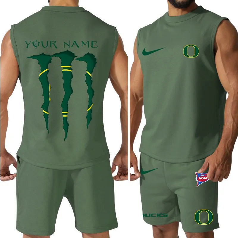 Oregon Ducks Jersey Tank Top Front