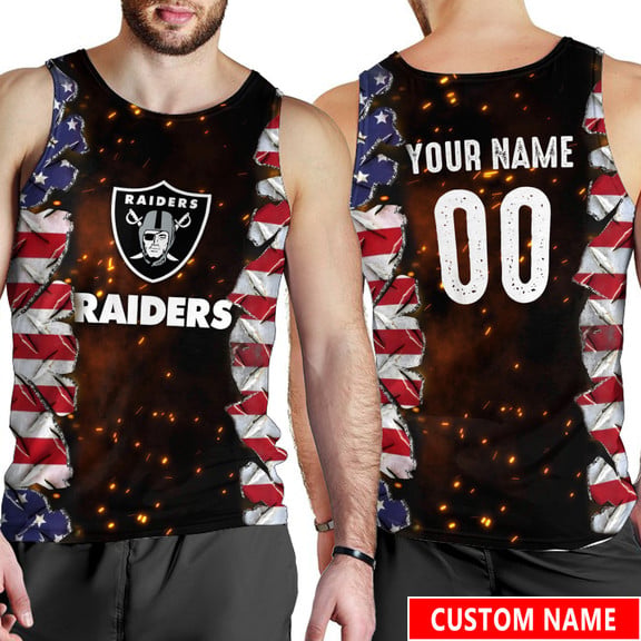 Las Vegas Raiders Personalized Tank Top