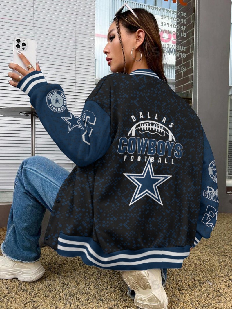 Dallas Cowboys Varsity Jacket Back