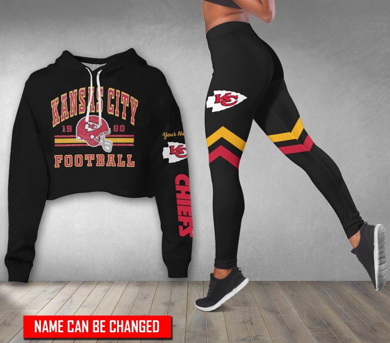 Kansas City Chiefs Croptop Hoodie