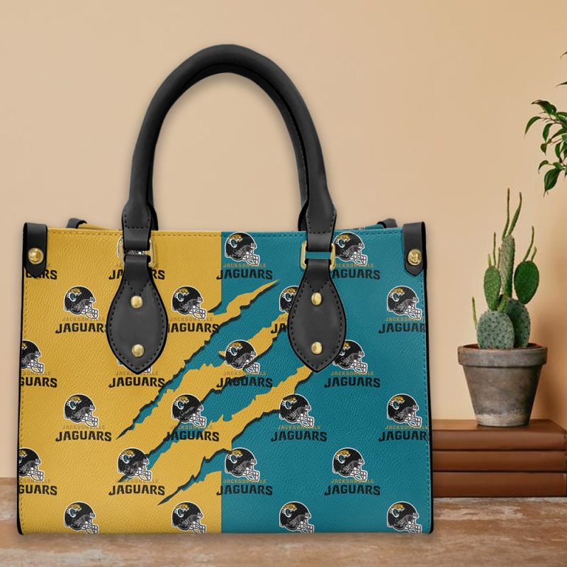 Jacksonville Jaguars Leather Hand Bag BB265