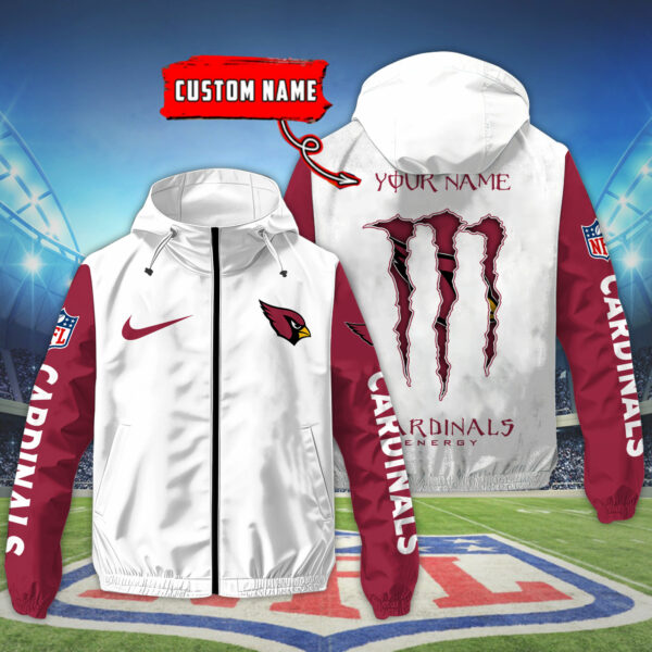 Arizona Cardinals Outdoor Jacket Front View