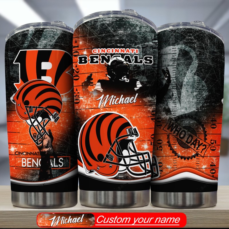 Cincinnati Bengals Personalized Tumbler