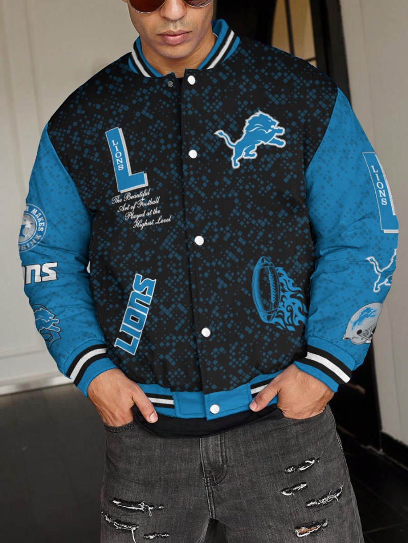 Detroit Lions Varsity Jacket