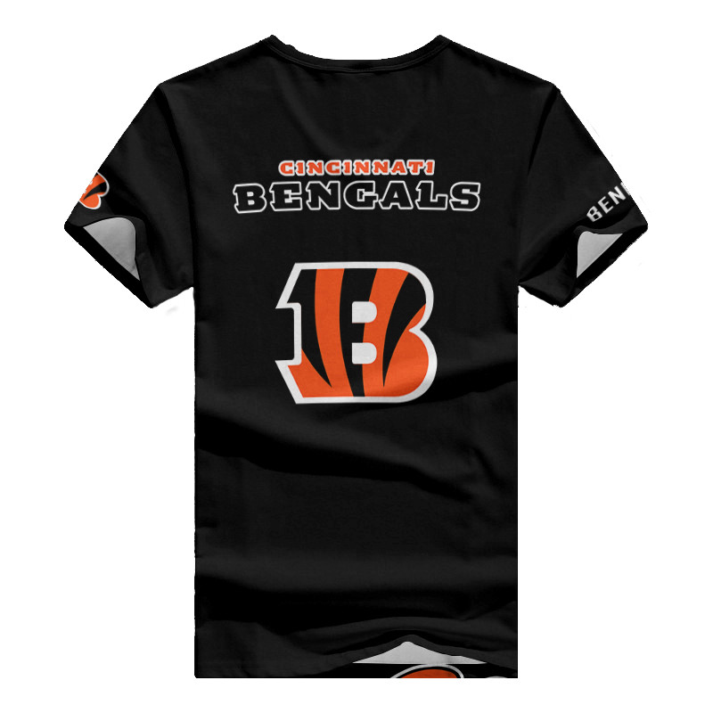 Cincinnati Bengals Personalized Summer V-neck T-shirt