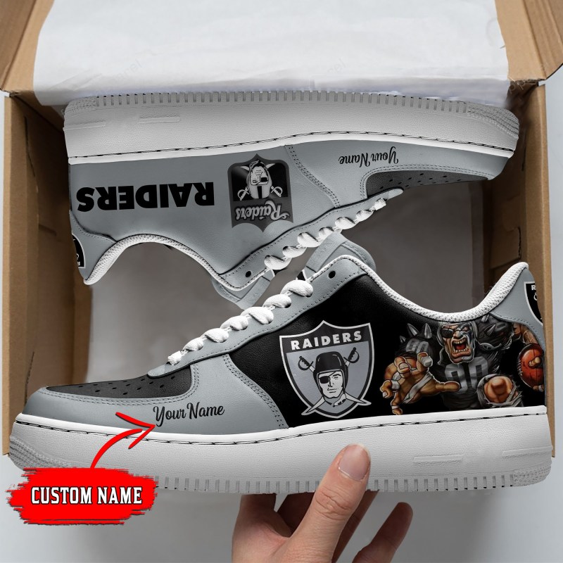 Las Vegas Raiders Personalized AF1 Shoes