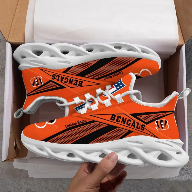 Cincinnati Bengals Personalized Yezy Running Sneakers 1