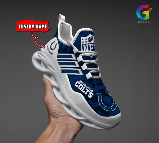Indianapolis Colts Personalized Yezy Sneakers - Detail