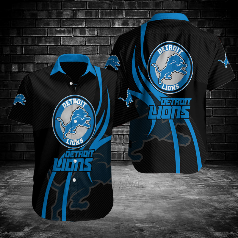 Detroit Lions Button Shirt Size Chart