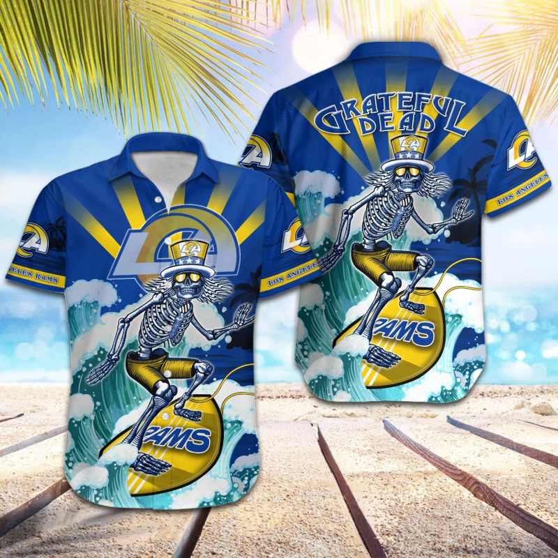 Los Angeles Rams Button Shirt Front