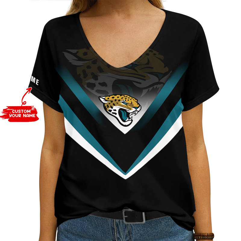 Jacksonville Jaguars V-neck T-shirt