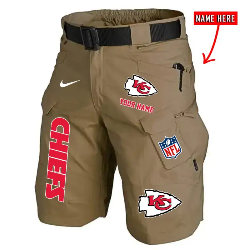 Kansas City Chiefs Front Pockets Men Shorts