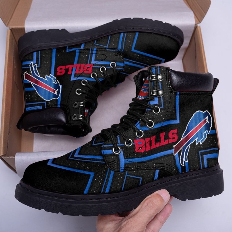 Buffalo Bills TBLCL Boots Side View