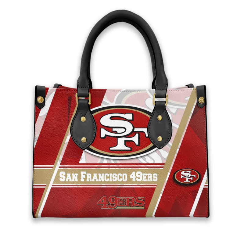 San Francisco 49ers Leather Hand Bag - Stylish NFL Fan Gear