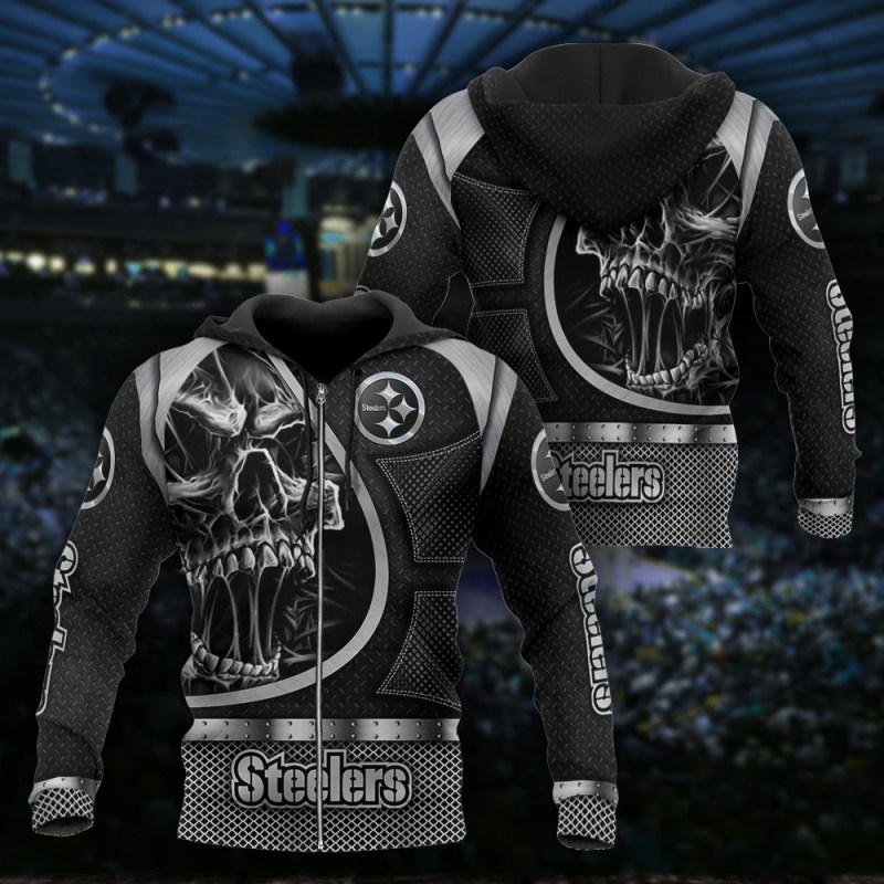 Pittsburgh Steelers Hoodie Back View