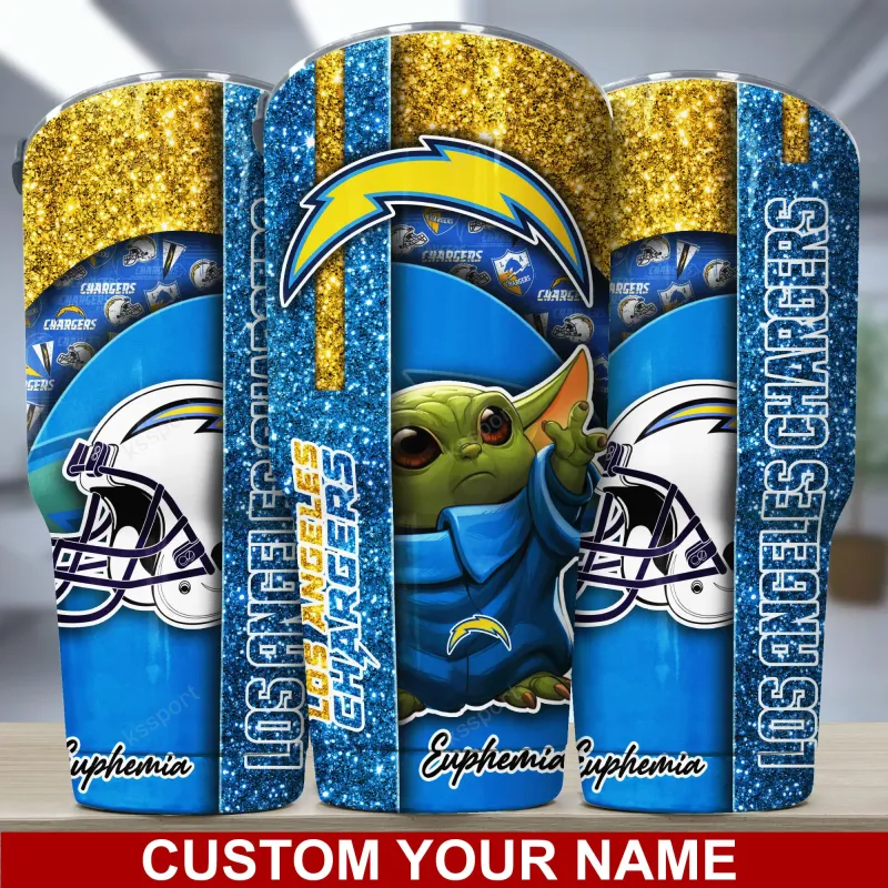 Los Angeles Chargers Personalized Tumbler