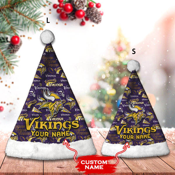 Minnesota Vikings Santa Hat