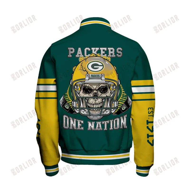 Green Bay Packers Varsity Jacket - Detail
