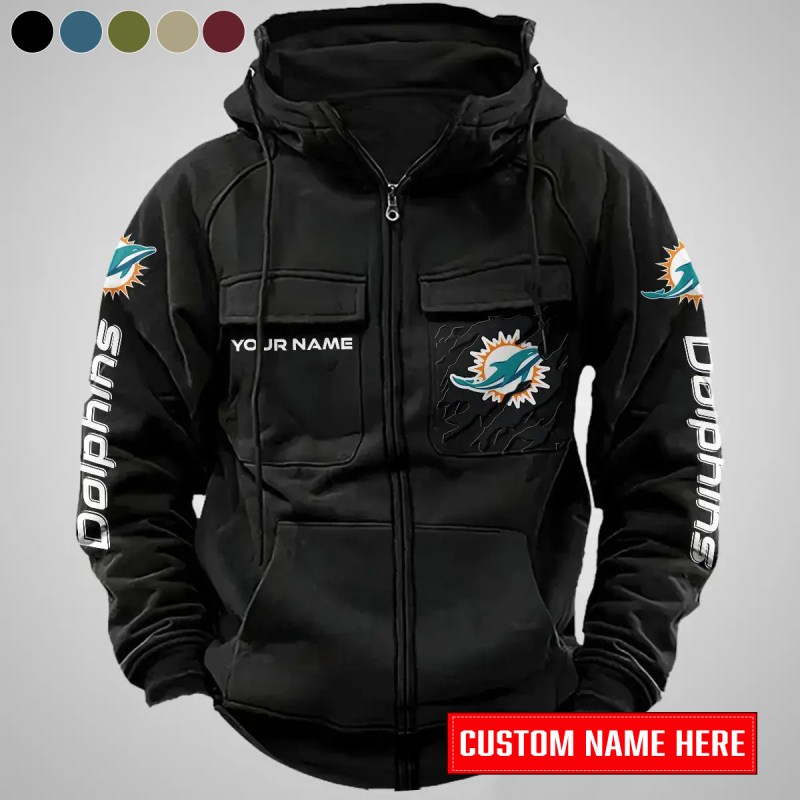 Miami Dolphins Hoodie Black