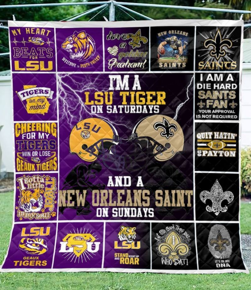New Orleans Saints 3D Premium Quilt