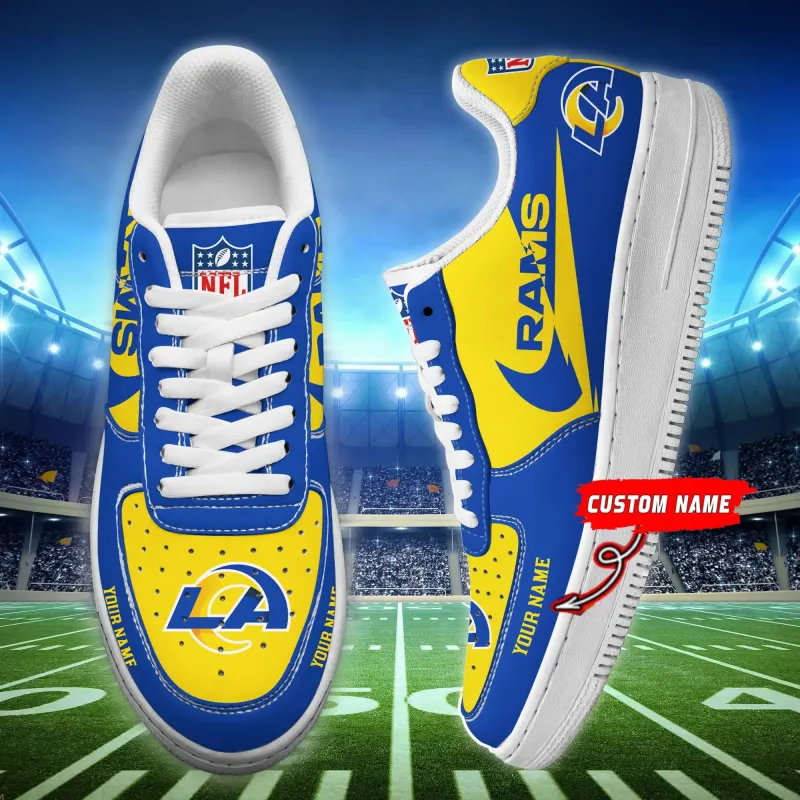 Los Angeles Rams Personalized AF1 Shoes