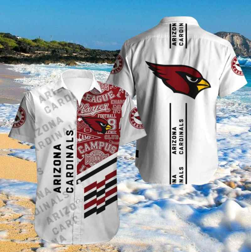 Sizing Chart for Arizona Cardinals Button Shirt BB742