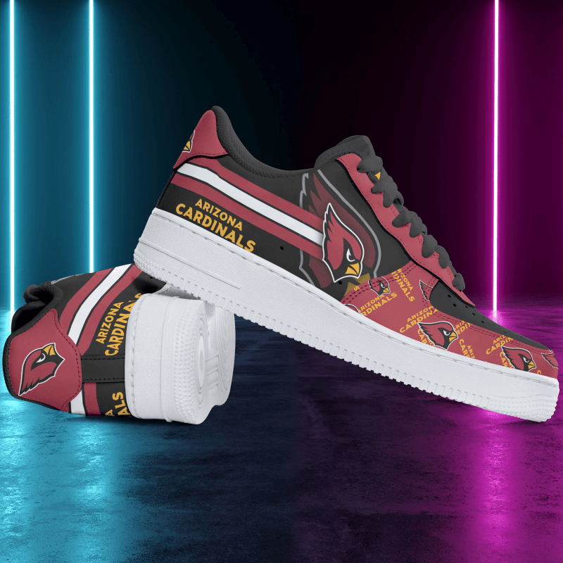 Arizona Cardinals AF1 Shoes Side View