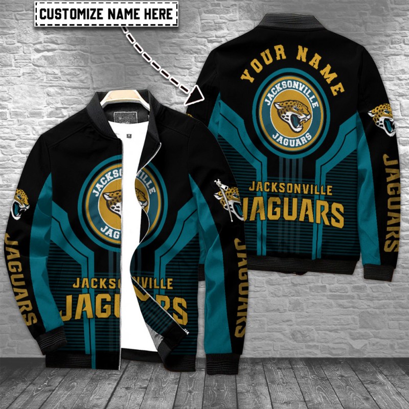 Jacksonville Jaguars Personalized Bomber Jacket