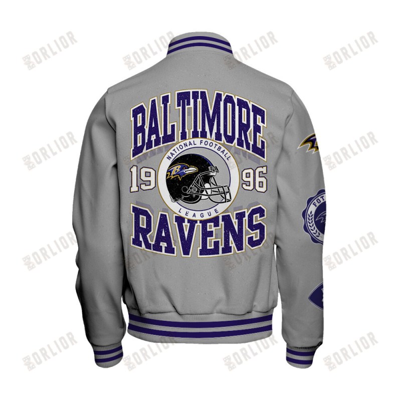 Baltimore Ravens Varsity Jacket Image 3