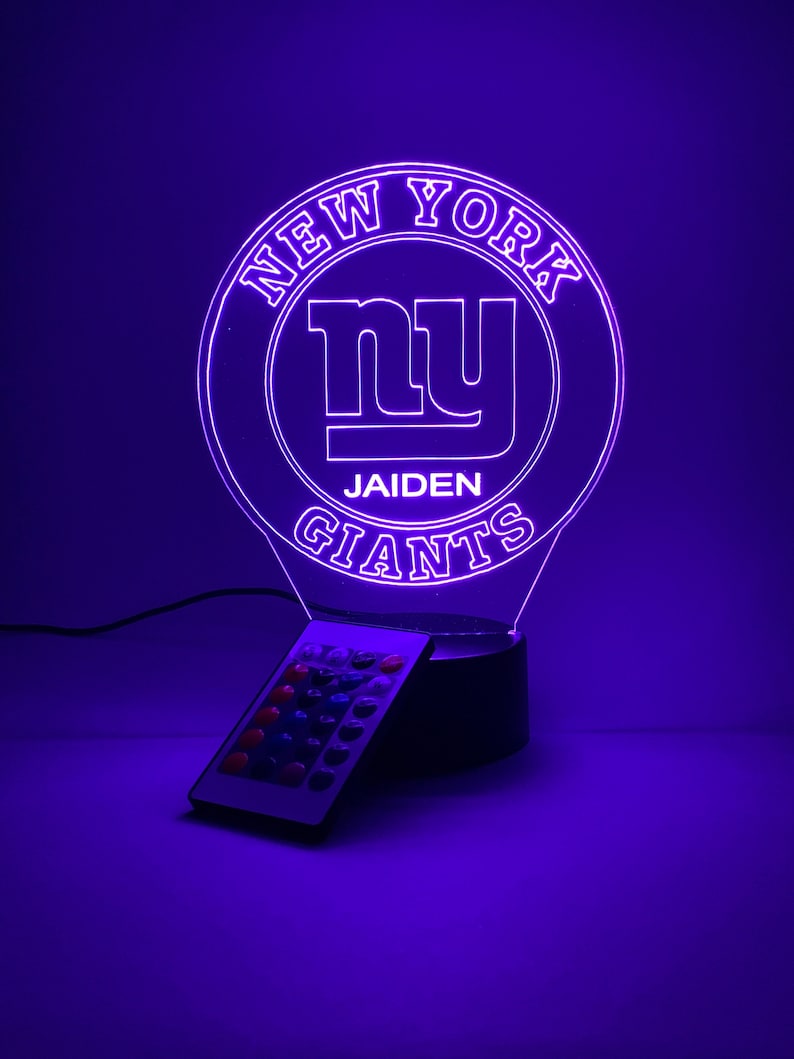 3D LED Lamp for New York Giants