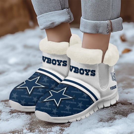 Dallas Cowboys Comfy Winter Snow Boots