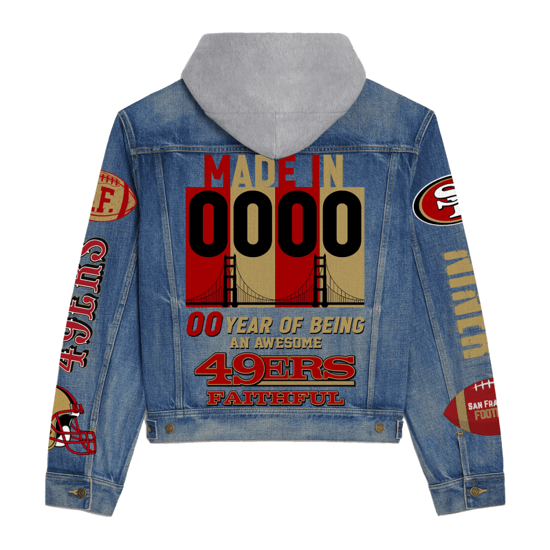 San Francisco 49ers Stylish Hooded Jacket