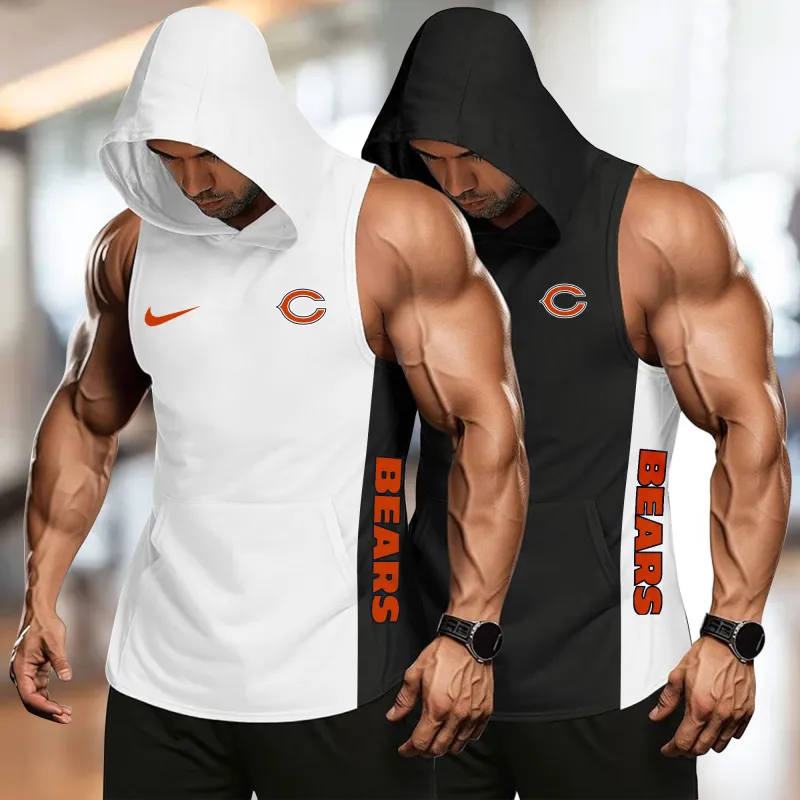 Chicago Bears Hooded Tank Top