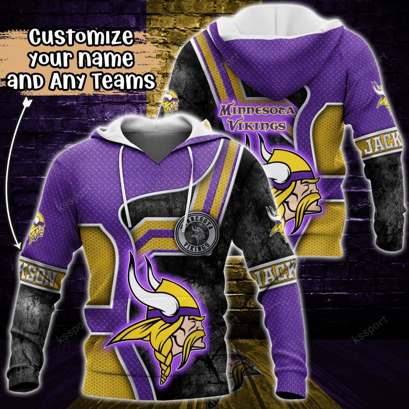Minnesota Vikings Personalized Hoodie