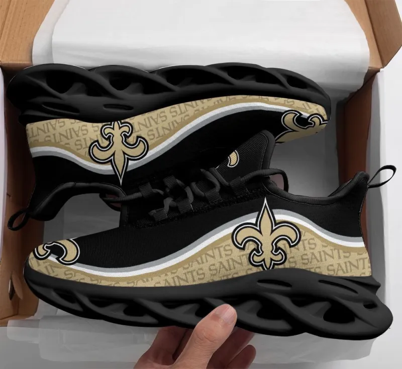 New Orleans Saints Yezy Running Sneakers Back