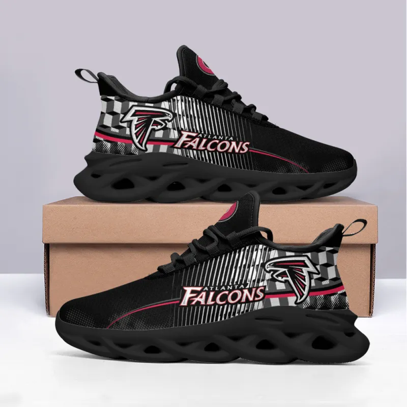Atlanta Falcons Yezy Running Sneakers Side View