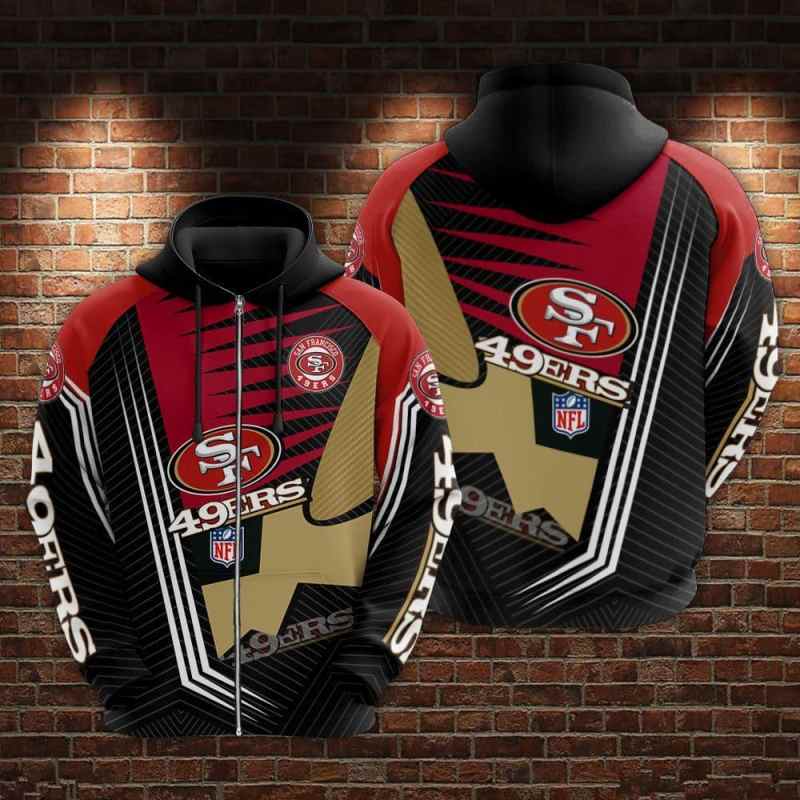 San Francisco 49ers Hoodie Back View