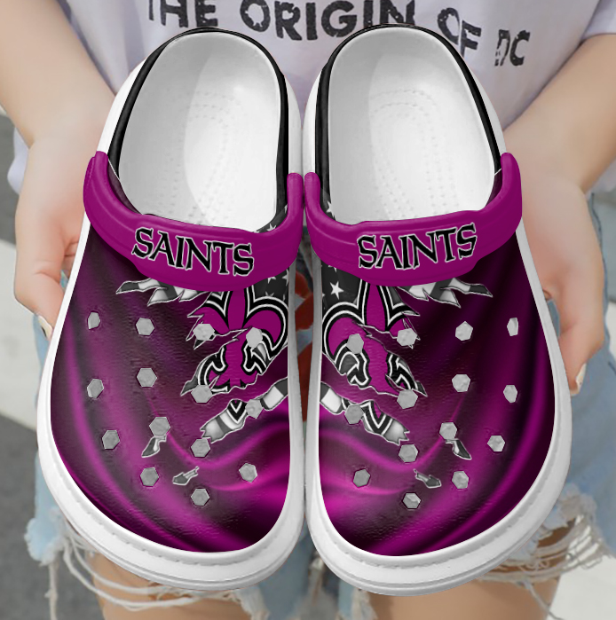 New Orleans Saints Clog