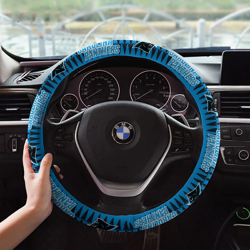 Carolina Panthers Custom 3D Steering Wheel Cover