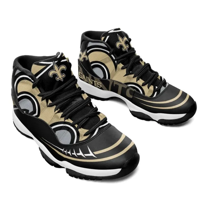 New Orleans Saints AJD11 Sneakers Top View